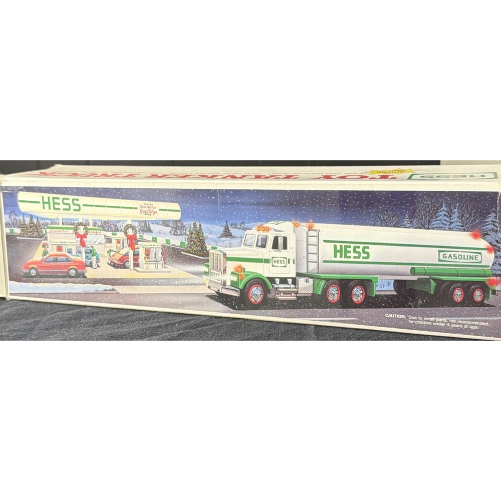 1990 Hess Toy Tanker Truck in Original Box Pre Owned